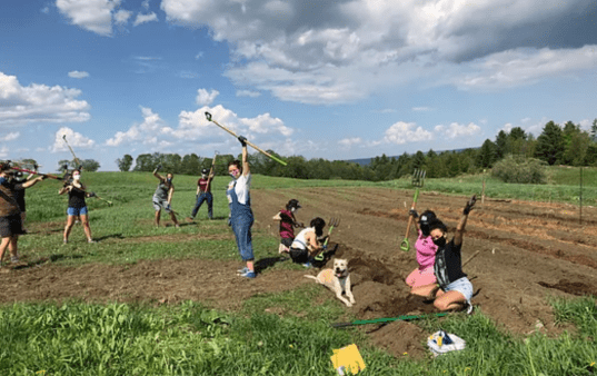 Regeneration Corps Students Farming