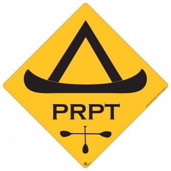 river sign and logo