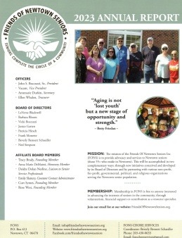 Annual Report 2023 Friends of Newtown Seniors