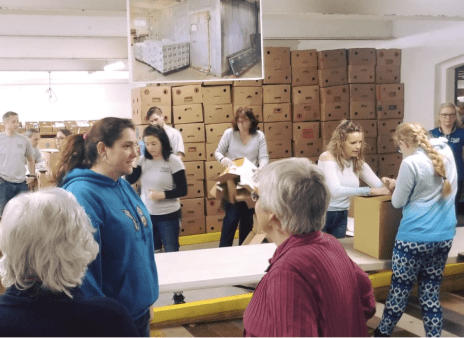 MUCH volunteers on site