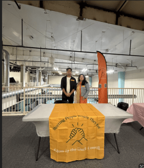 Youth volunteer, who is also an Afghan refugee with a brother with special needs.