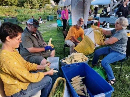 Foothills Foodworks - September 2022 volunteer and community member event for food processing