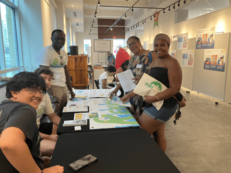 Ariel, Liam, & Kwaku w The Village Worc. Directors