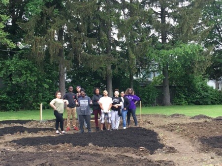 Residents grow food and community