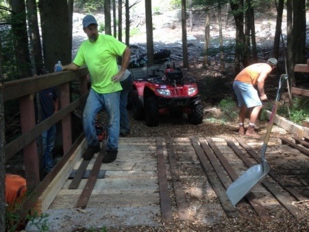 Trail - Bridge  Repair on a multi-use trail in Fitzwilliam, NH