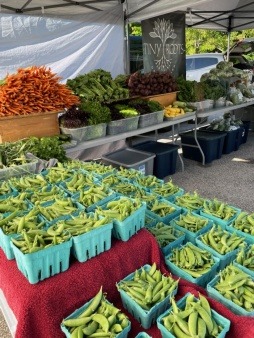 Fresh locally grown produce at Kittery Community Market