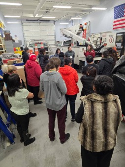 Nuevas Voces 2.4.26 visit to PEMA headquarters