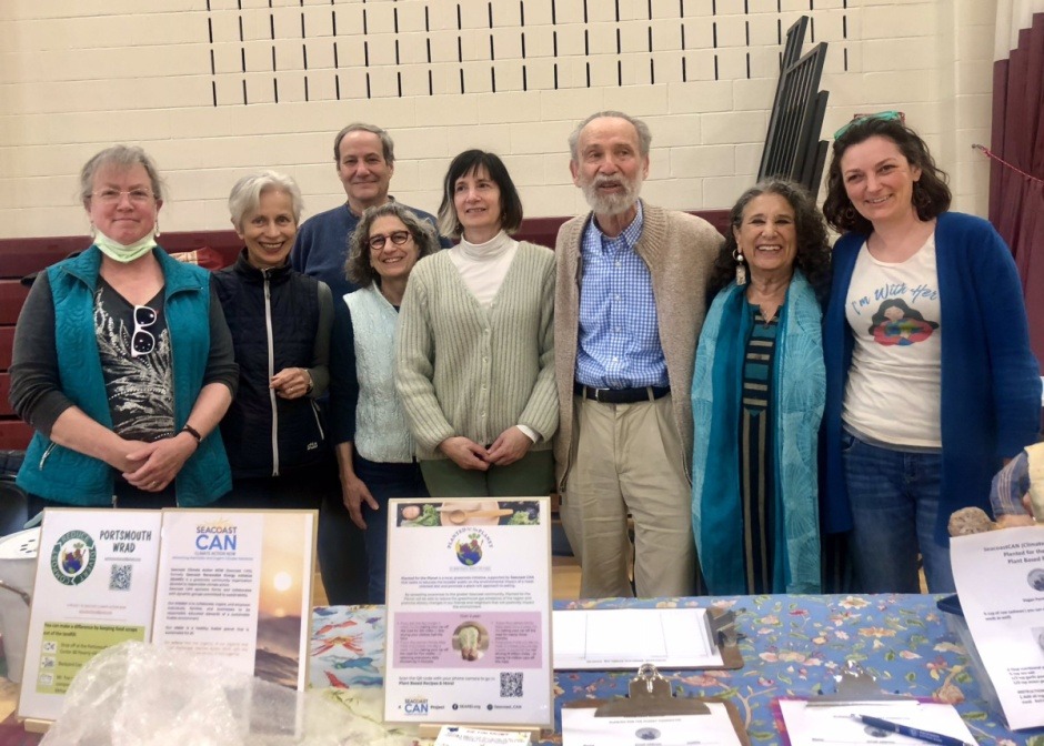 board members and community members at sustainability fair