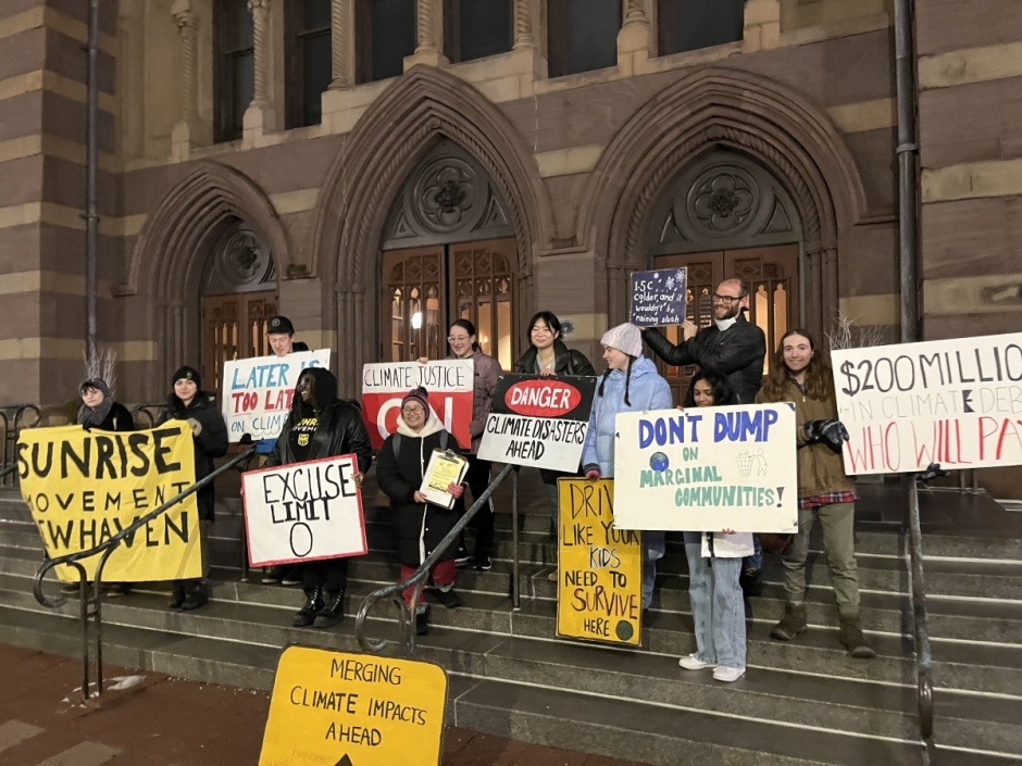 February advocacy at City Hall for climate transportation