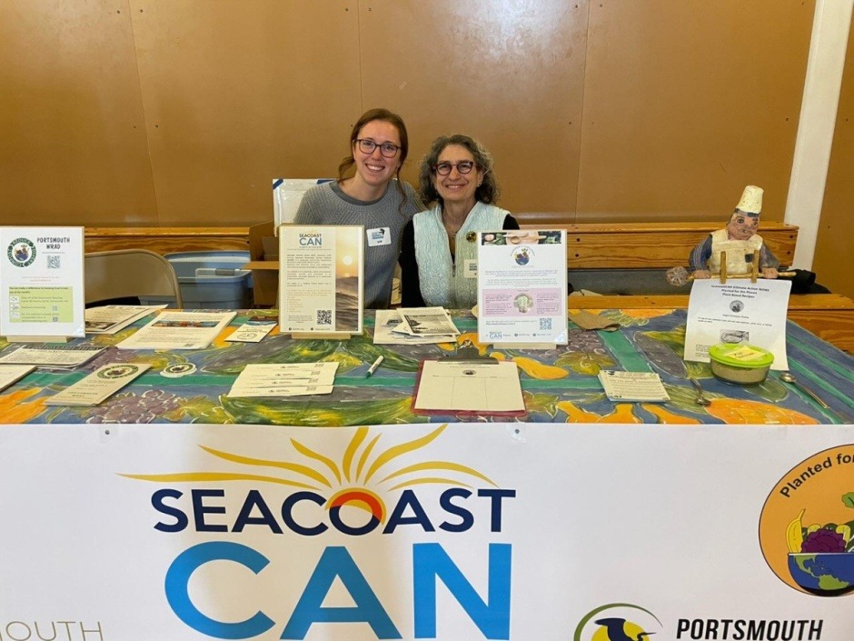 our booth at the Portsmouth Eco Club Sustainability Fair