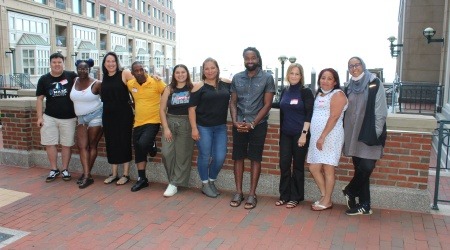 The organizers taking part in the Grassroots Fund Community-Led Climate Resilience in Boston cohort.