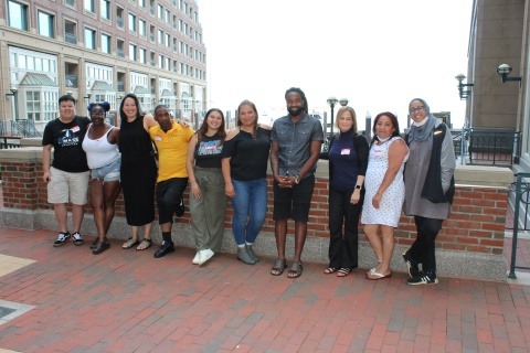 The organizers taking part in the Grassroots Fund Community-Led Climate Resilience in Boston cohort.